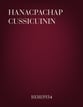 Hanacpachap Cussicuinin SATB choral sheet music cover